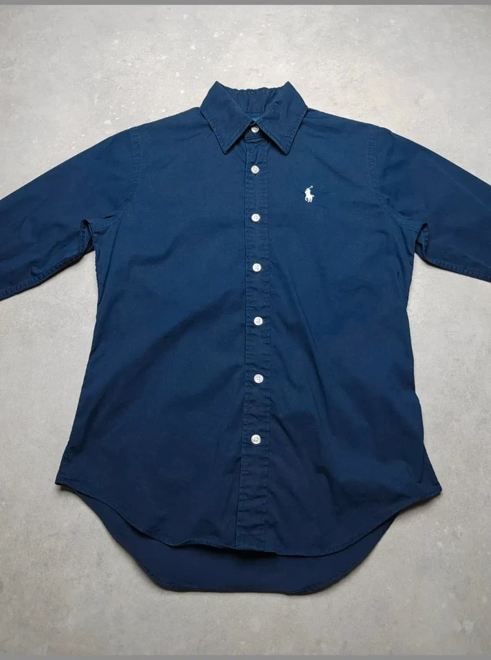 Chemise Ralph Lauren manches longues - Femme Taille S - Bleu marine - Photo 3/4