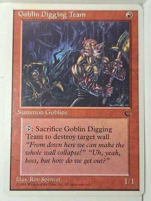 Goblin Digging Team - Chronicles - Magic the Gathering MTG Nice!