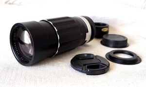 200mm Super Telephoto Lens + 2x Converter (400mm) for Canon EOS EF kit