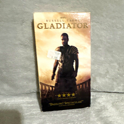 Gladiator VHS (2000) R Full Screen NTSC Closed Captioned Crowe Scott