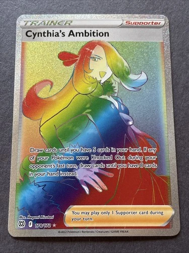 Cynthia's Ambition (Secret) 178/172 Swsh09: Brilliant Stars Holo