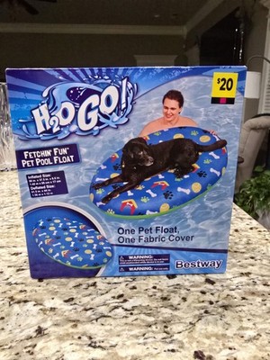 H2O Go! Pet Float & Removable Fabic Cover 56X37.5X6.5 Inches Dog Float