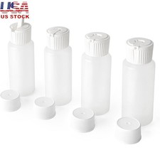 Leak Proof Squeeze Bottles Travel Friendly Durable BPA Free Reusable 2oz New