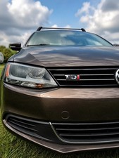 Tdi Front Grille Emblem Badge Cromered For Volkswagen Jetta Golf Passat