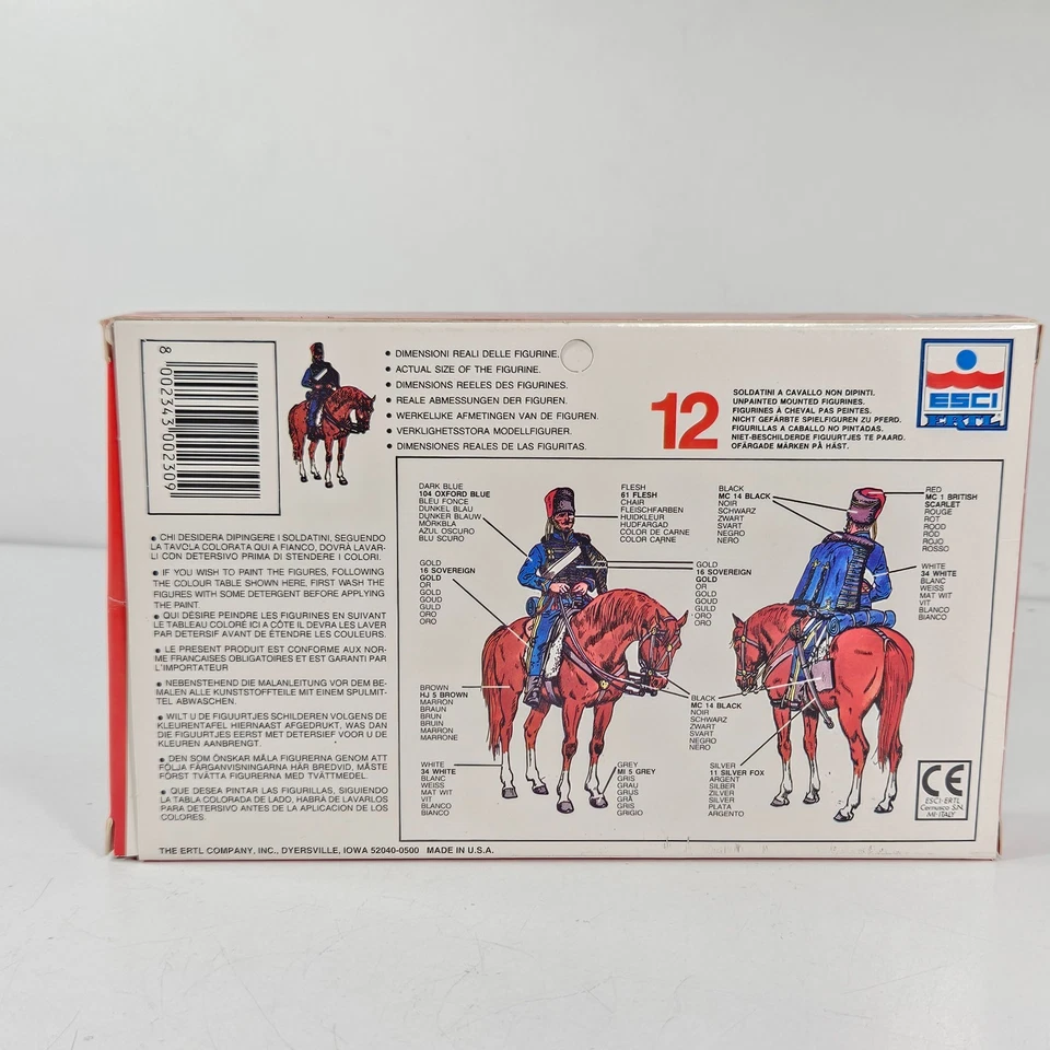 ESCI No. 230 1/72 Scale British Light Dragoons Napoleonic Wars Plastic Kit Boxed - Image 3 of 4