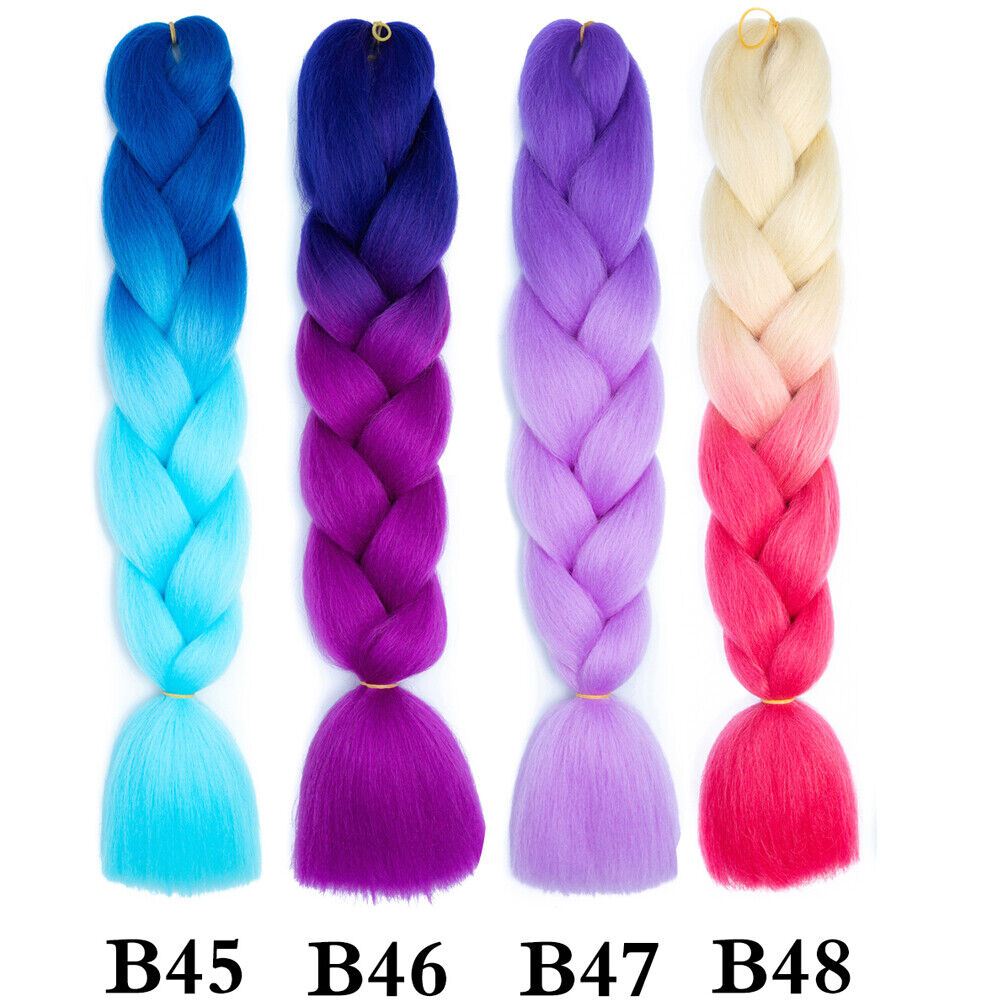 Buy Wholesale China 1 Pack Large Stock 200+ Colors Ombre Jumbo Braid  Synthetic Hair Extensions & Jumbo Braid Synthetic Hair Extensions at USD 20