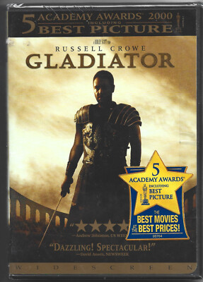 Gladiator DVD Russell Crowe Widescreen NEW no slipcover