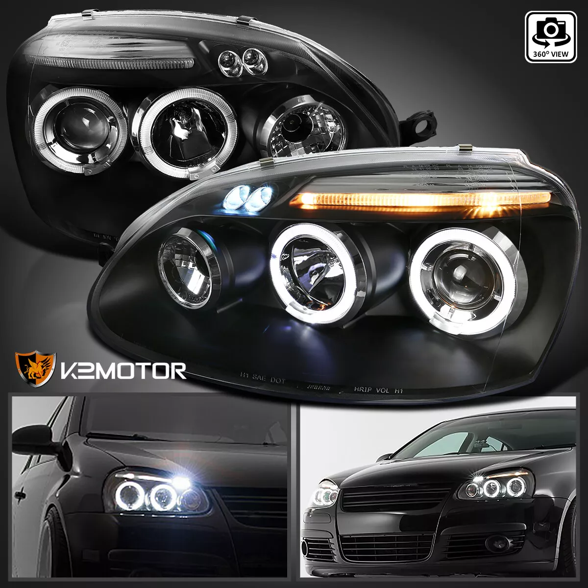 2008 vw jetta on sale headlights