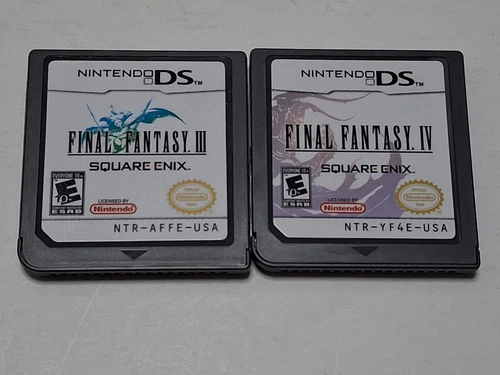 Final Fantasy III & IV (3 and 4)  Nintendo DS, Cartridge Only, Tested