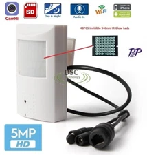 HD 5.0Megapixels IR POE PIR Motion Detector IP/Network CCTV Mini Camera Camhipro