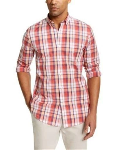 Mens coral top dress shirt