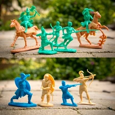 LOD Enterprises Plastic Figure Sets LOD019 Trojan War Amazons, Ajax & Aeneas
