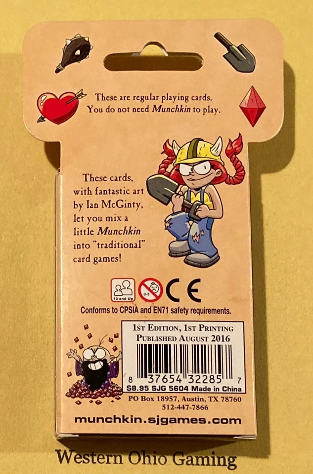 Munchkin 1st Edition 1st Printing Playing Cards NEW READ Steve Jackson Games - Image 2 of 2