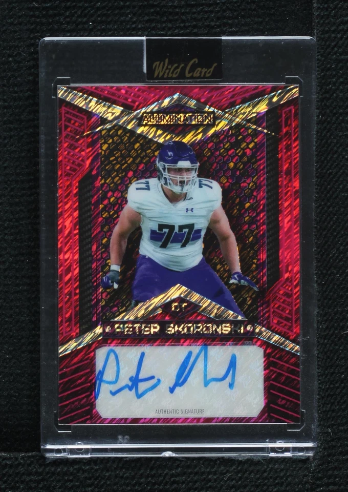 2023 Wild Card Alumination Draft Peter Skoronski #AB-96