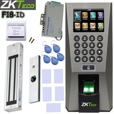 ZKTeco F18 ID Kit Fingerprint Time Biometric Attendance Door Access Control