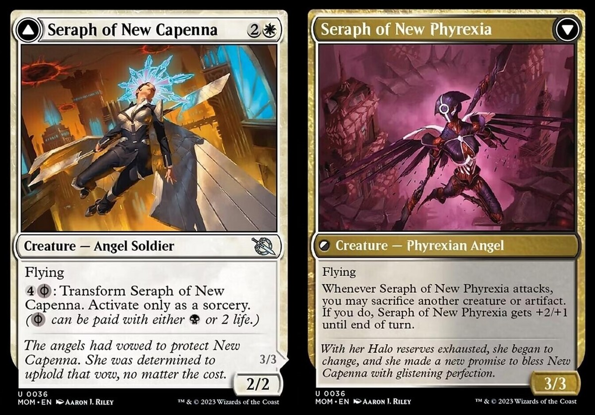 MTG March of the Machine U Seraph of New Capenna #0036