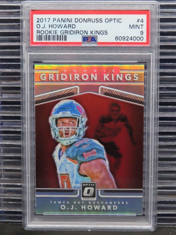 OJ Howard Panini Donruss Optic Rookie Gridiron Kings #4 Base