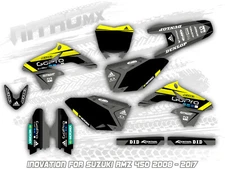 Graphics kit SUZUKI RMZ 450 2008 2009 2010 2011 2012 2013 2014 2015 2016 2017 MX
