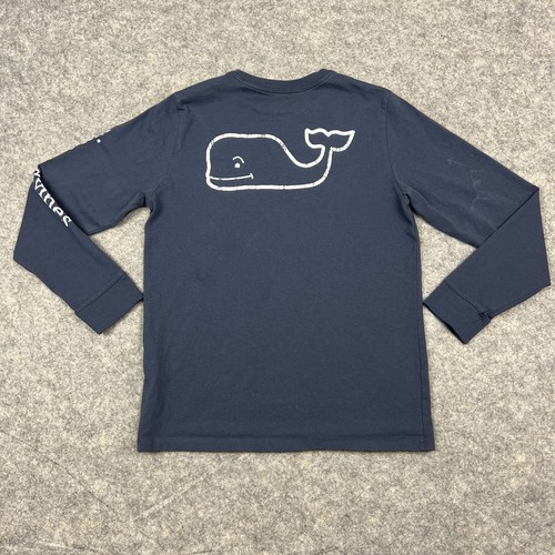Vineyard Vines Shirt LOT Boys Medium Large Blue Dog Holiday Whale Animal 3 Piece - Picture 22 of 23