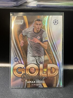 2022-23 Stadium Club Chrome Glimpses of Gold #GG-AD Amar Dedic - Salzburg RC