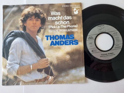 7" Single Thomas Anders/ Modern Talking - Was macht das schon Vinyl Germany - Picture 1 of 1