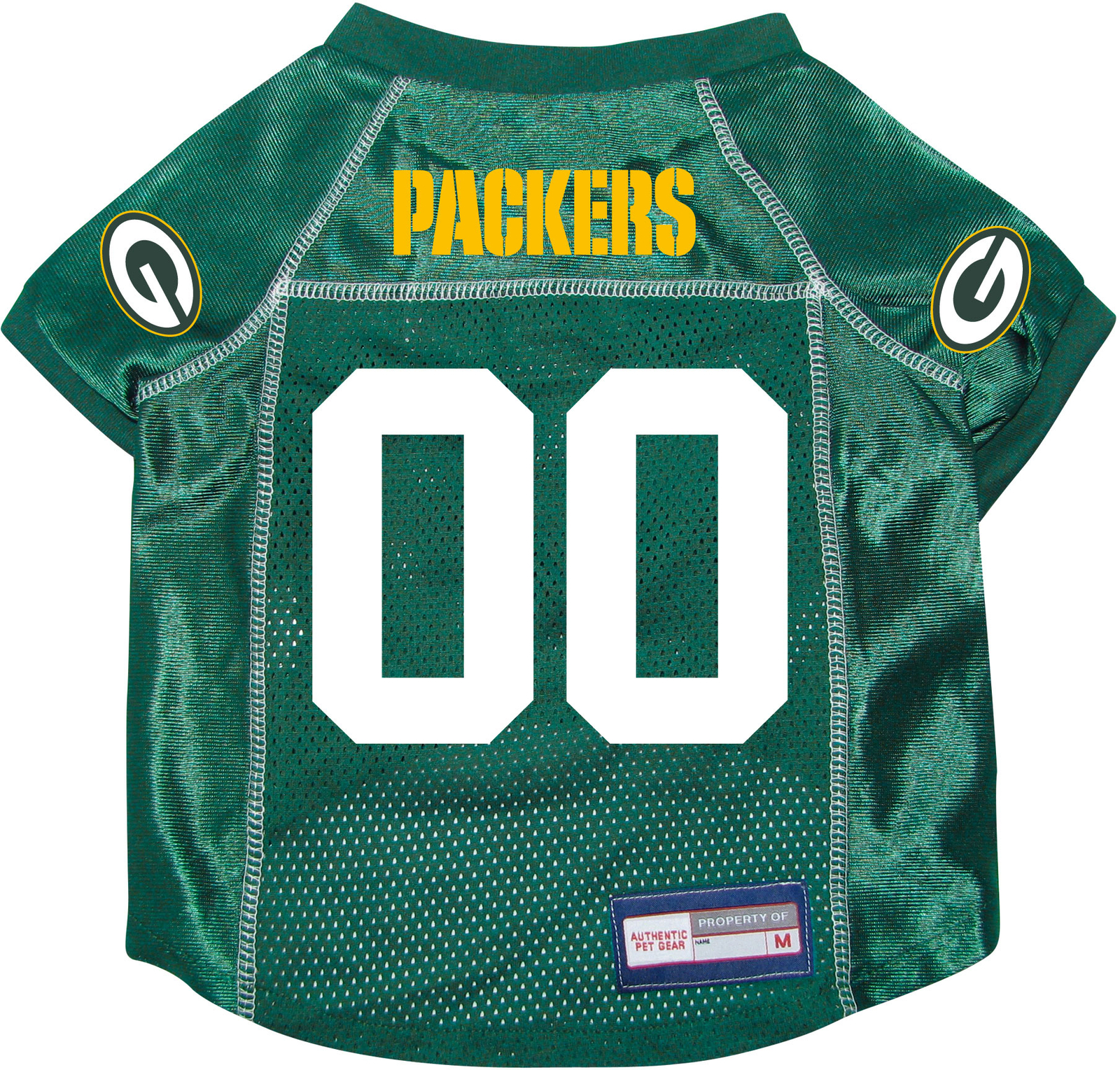 Green Bay Packers Pet Jersey, Green