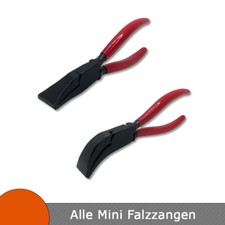 Falzzangen Mini 0° - 45°- Karosserie Zangen - Blechzangen - Abkantzangen gebogen