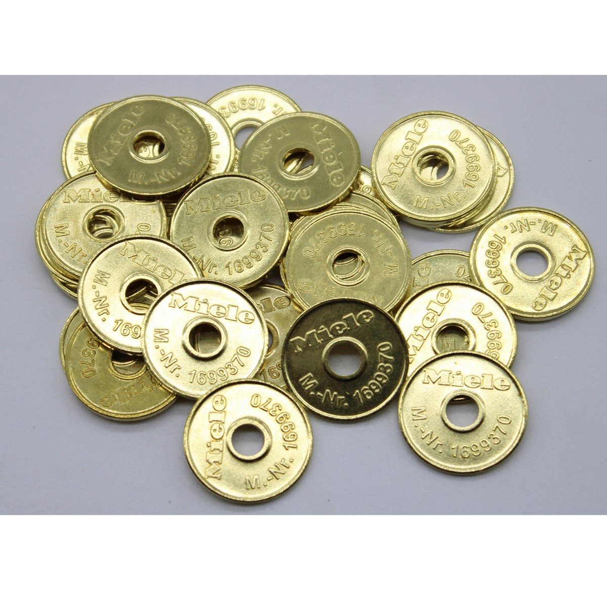 50 x Miele Wertmarke WM 2, 1699370, Waschmarke, Waschmarke für  