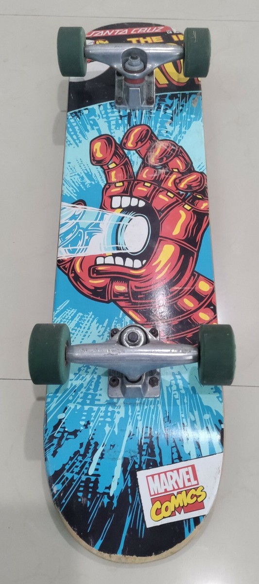 Santa Cruz Marvel Iron Man Skateboard Complete 🔥RARE!🔥 Ironman