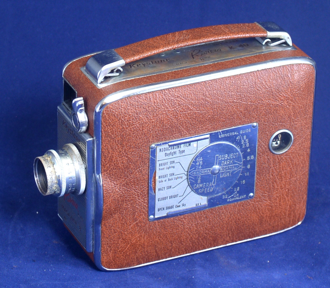 Keystone Model K-8 8mm Movie Camera Wollensak F2.5 cine