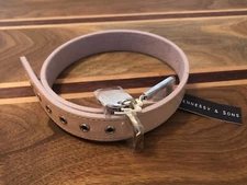 Hennessy & Sons Dog Collar - Violet/Natural, Large