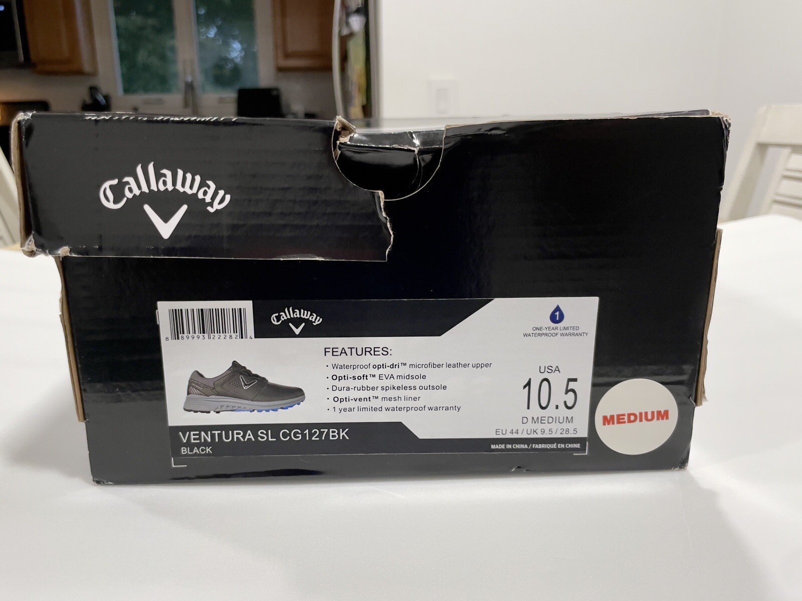 Callaway Men's Ventura SL Spikeless Golf Shoes Size 10.5 M NIB eBay