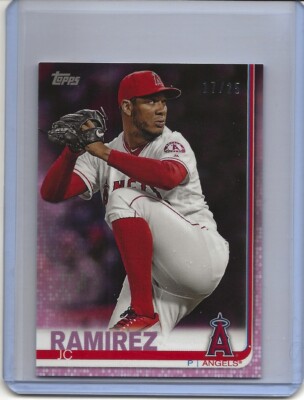 2019 Topps Mini Baseball CARD 657 SERIES 2 JC RAMIREZ 17/25