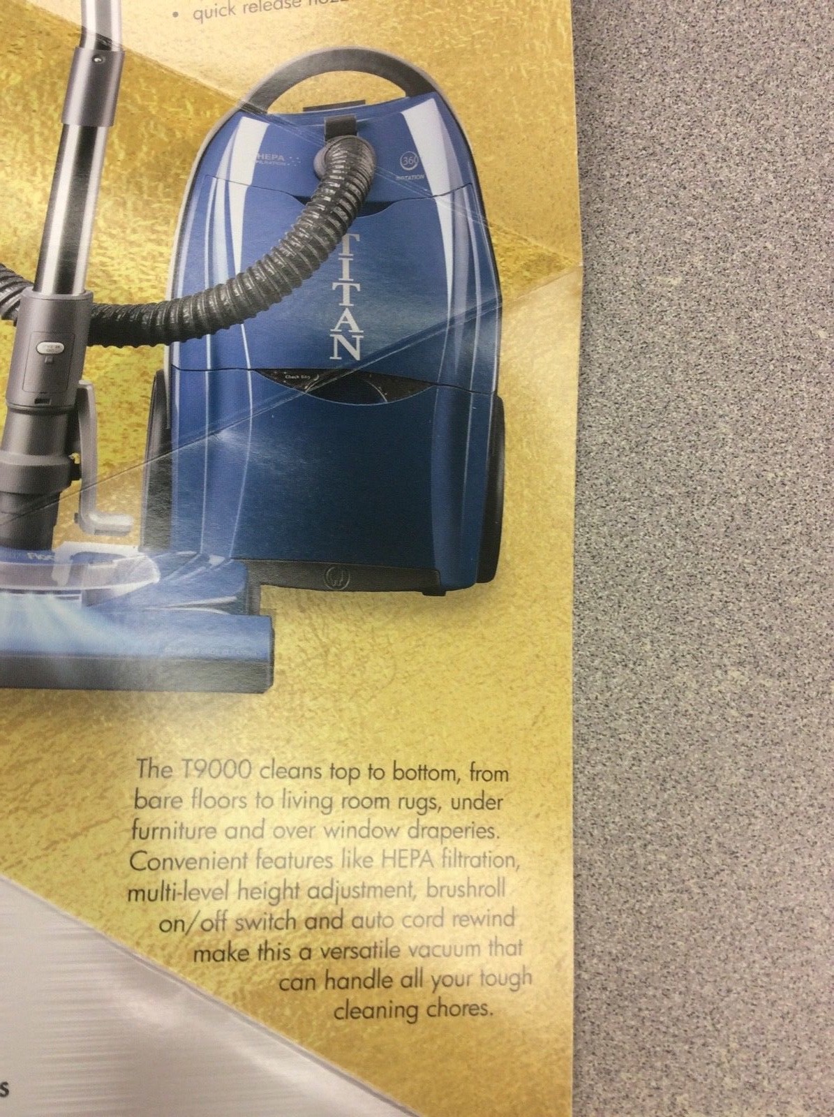 KENMORE TITAN CANISTER VACUUM CLEANER NEW IN BOX eBay