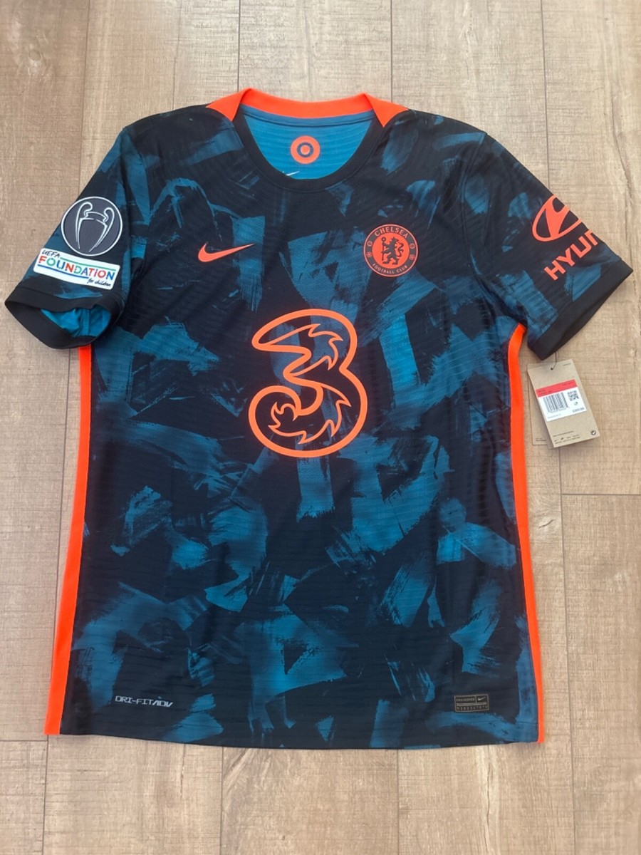 nike 21/22 chelsea third jersey match version Havertz L | eBay