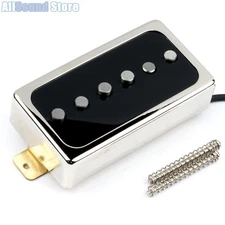 Vintage '56 Single Coil NECK PICKUP in HUMBUCKER Housing AlNiCo V - NICKEL