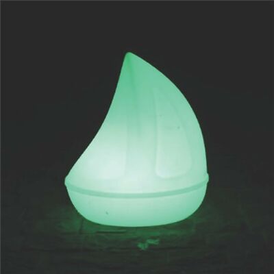 Innovative schwimmende LED Leuchte Typ Segelboot mit Fernbedienung & Farbwechsel