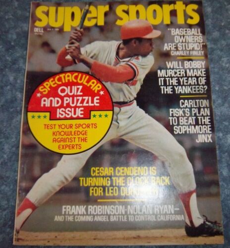 Super Sports 1973 Cesar Cendeno cover  - Picture 1 of 2