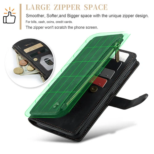 For Samsung S25 S24 S23 FE S22 S21 Detachable Magnetic Cover Leather Wallet Case - Picture 37 of 63