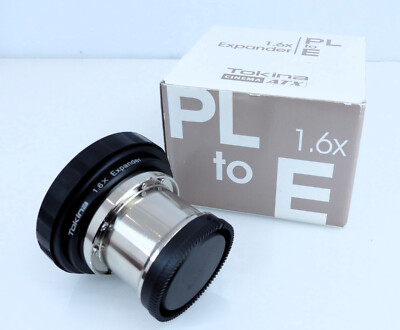 Tokina 1.6X Expander Cinema ATX PL to E Mount Adapter NEU #15 KT