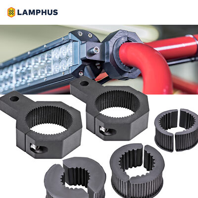 2pc Vertical 1/1.5/1.75/2'' ATV UTV Off-Road Light Bar Clamp Mounting Bracket Kit