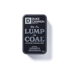Duke Cannon Supply Co. Lump of Coal Bar Soap - 10oz Collectable Tin Edition