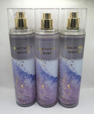 Amethyst Wave BATH AND BODY WORKS AMETHYST WAVES BODY MIST 8 FL OZ (SET OF 3) | eBay