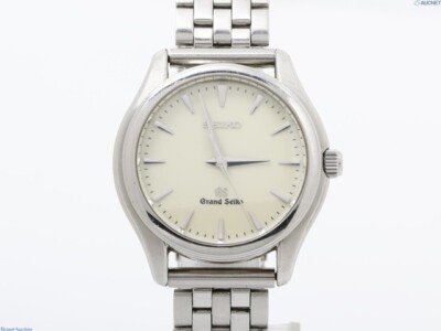 NEAR MINT]Grand Seiko GS SBGX009 9F61-0A10 Ivory Quartz Men's