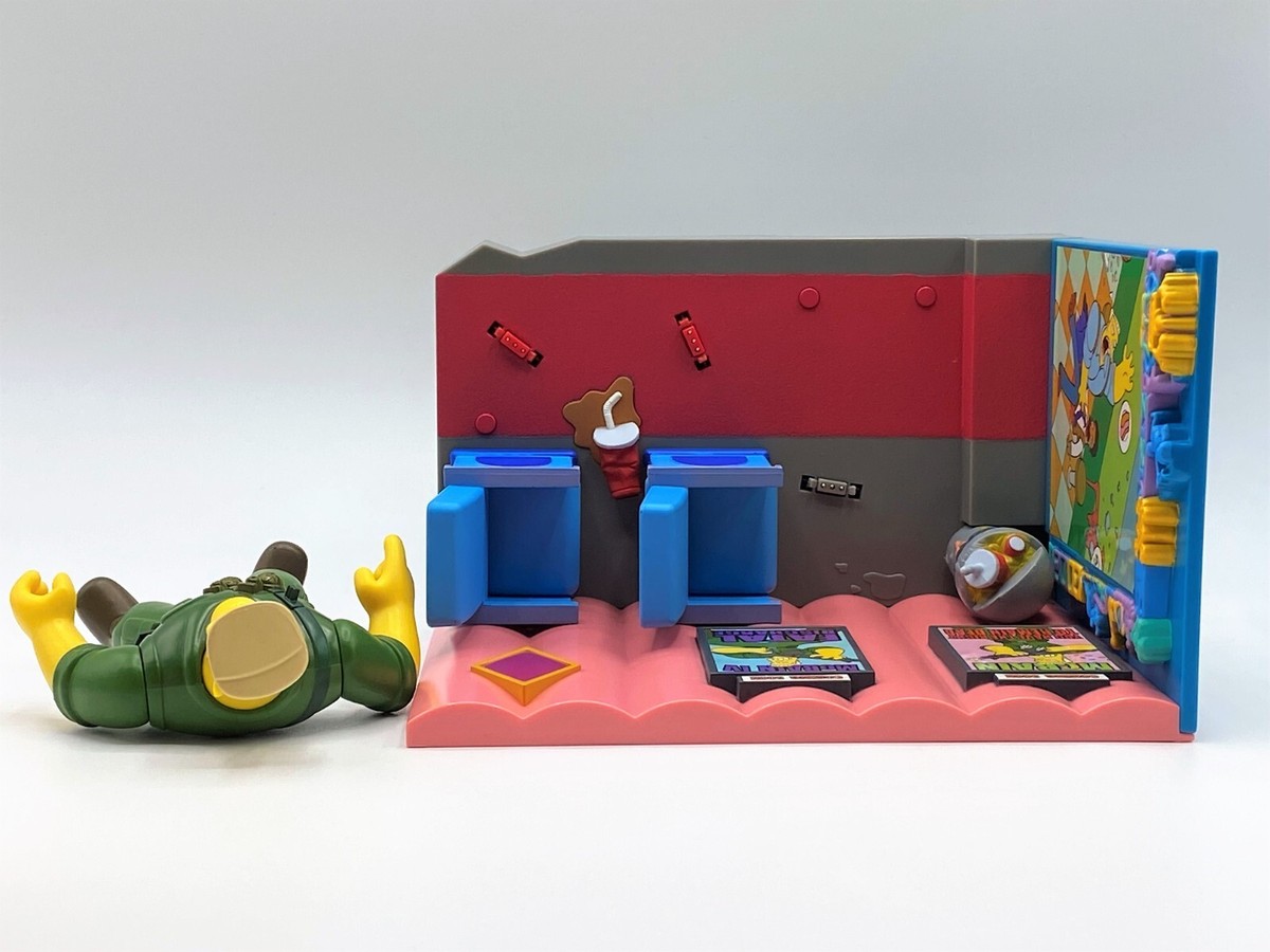 Playmates The Simpsons WOS Aztec Theater Playset with McBain