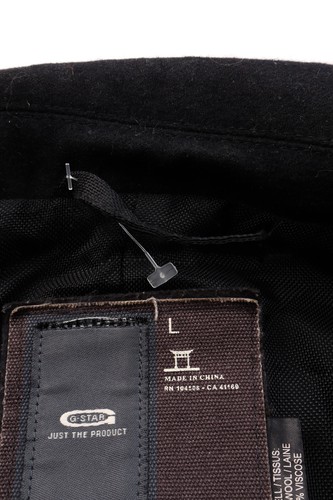 Chaqueta Estilo Motociclista G-Star Raw Clásica con Cinturón Corto para Damas Talla L - Imagen 10 de 10
