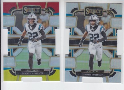 2 - 2023 Select JAMMIE ROBINSON RC Die Cut Silver + Red Yellow Panthers #15