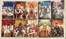 Lot 10 MAGI -Shinobu Ohtaka # 1 to 8,15,16 - 1st pr, Japanese manga comic series