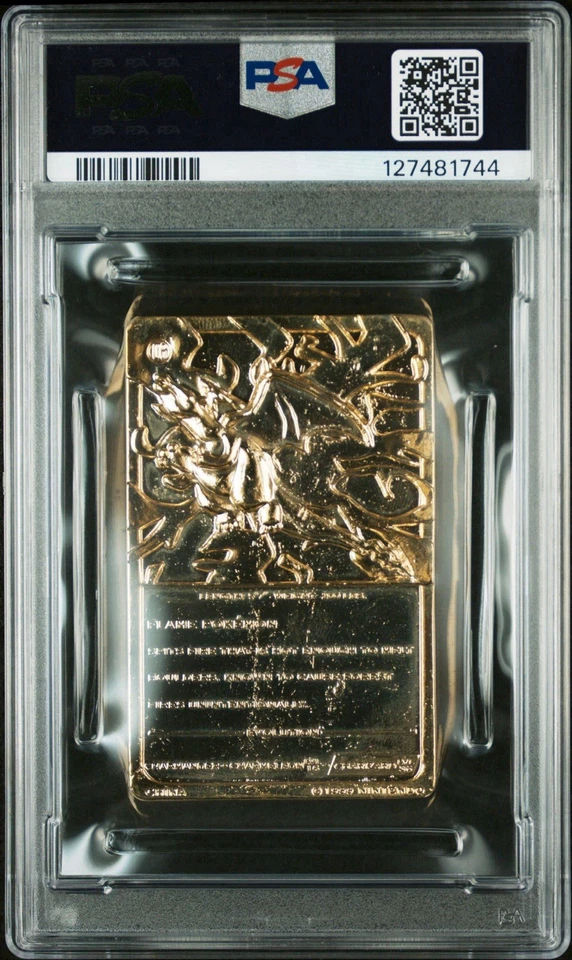 1999 BURGER KING POKEMON GOLD METAL CARD CHARIZARD PSA 8 NM-MINT LOW POP! - Image 2 of 2