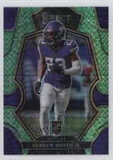 2022 Panini Select Premier Level Dragon Scale Prizm 22/89 Andrew Booth Jr 1k5